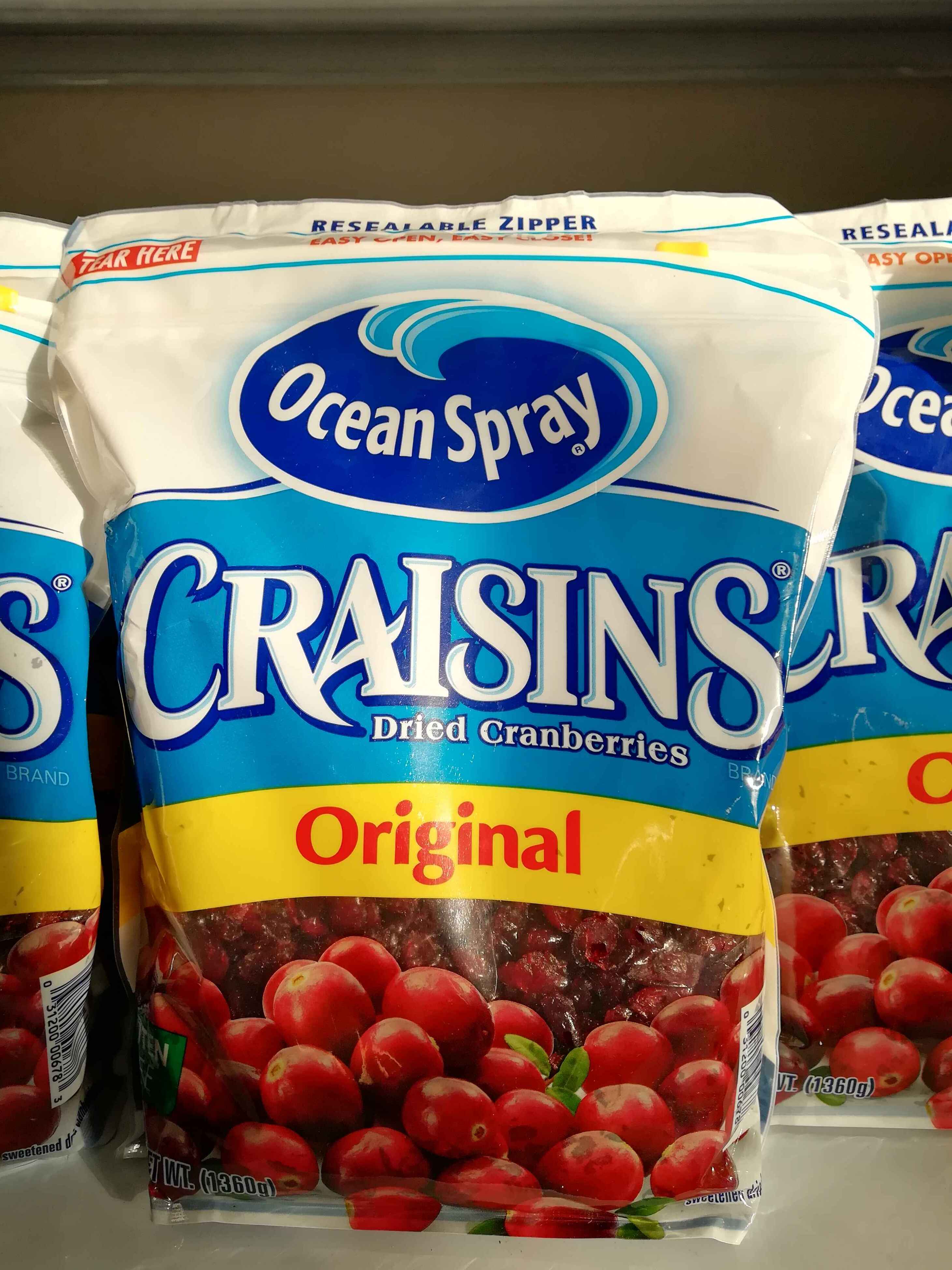 ocean spray蔓越莓干1360g (加拿大进口)原味 包邮